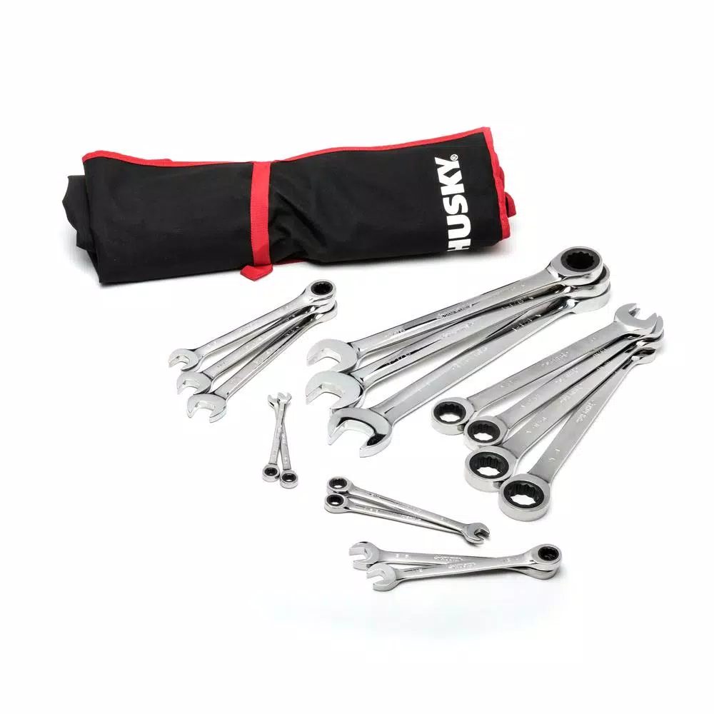 Husky Master SAE Ratcheting Wrench Set (16-Piece) and#8211; XDC Depot - Mycitystee