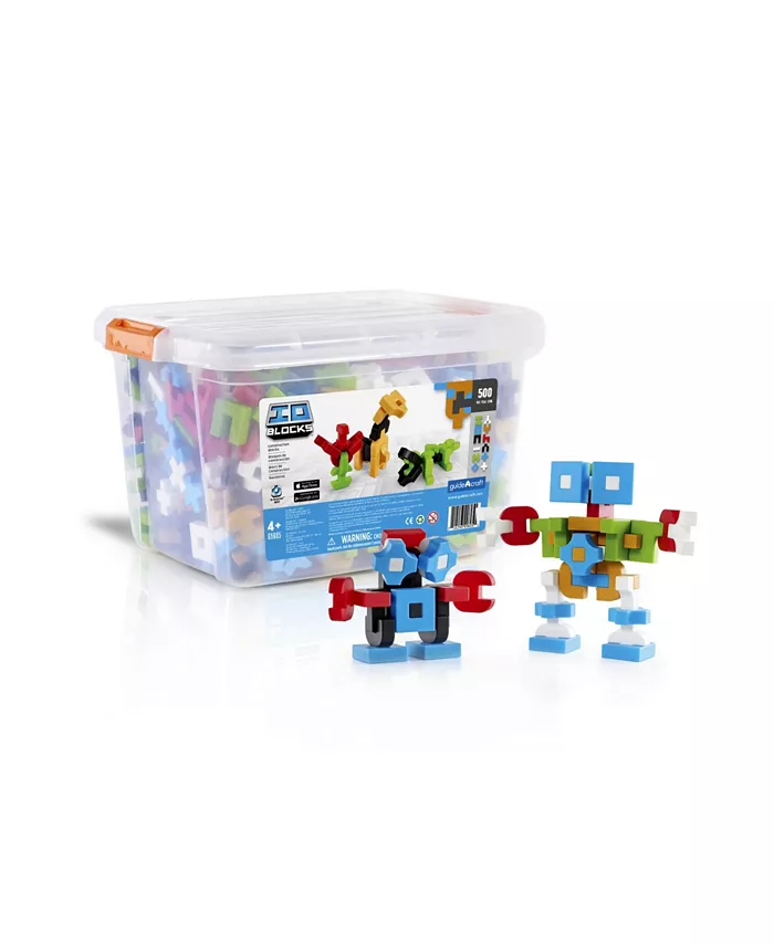 Guidecraft， Inc Guidecraft IO Blocks - 500 Pieces Set - Mycitystee