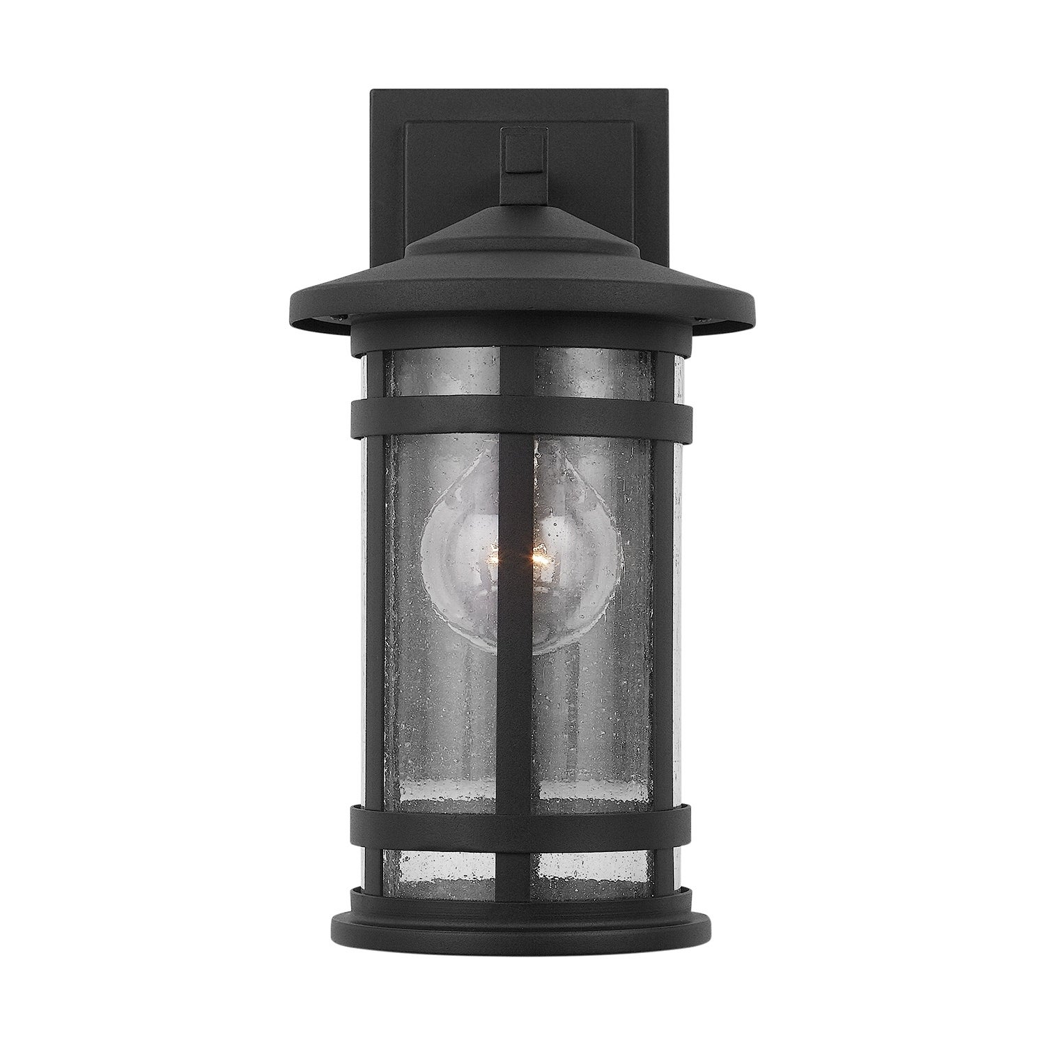 Mission Hills 1-light Black Outdoor Wall Lantern - Mycitystee
