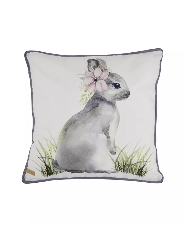 American Heritage Textiles Forget Me Not Decorative Pillow， 18