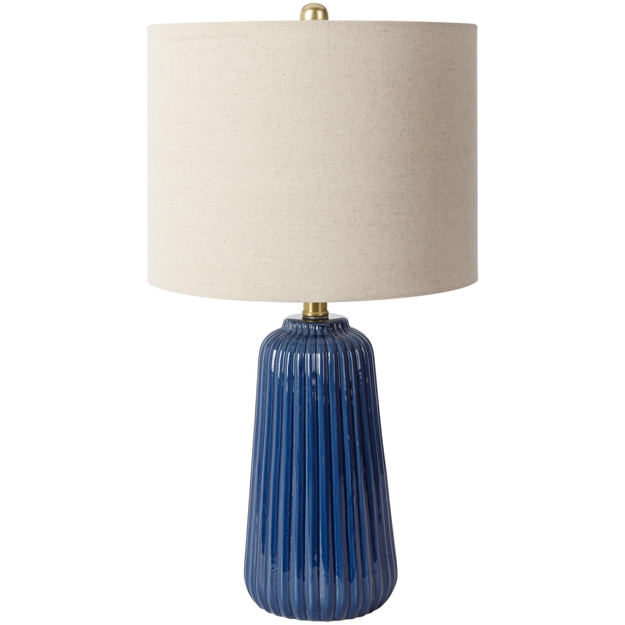 Mikal Glazed Ceramic Table Lamp - 24