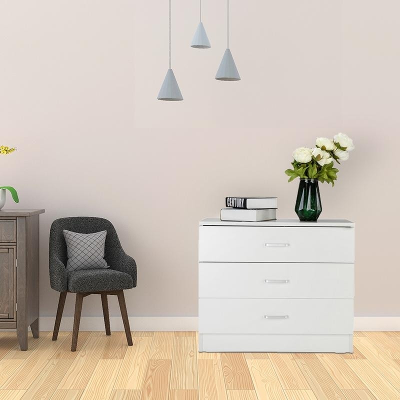 3/4 Drawers Dresser Wood Chest Cabinet - - 29860685 - Mycitystee