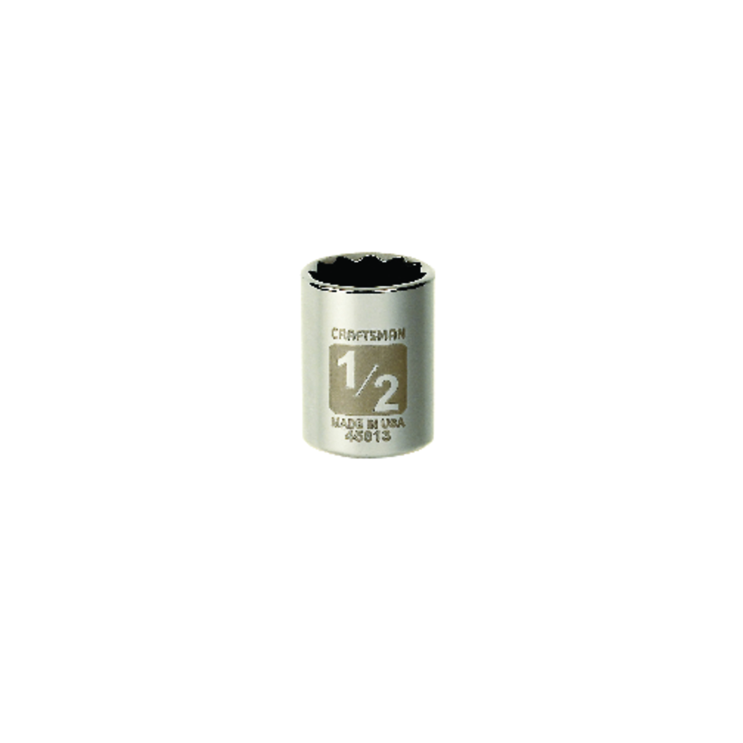Craftsman 1/2 in. X 1/4 in. drive SAE 12 Point Standard Socket 1 pc - Mycitystee