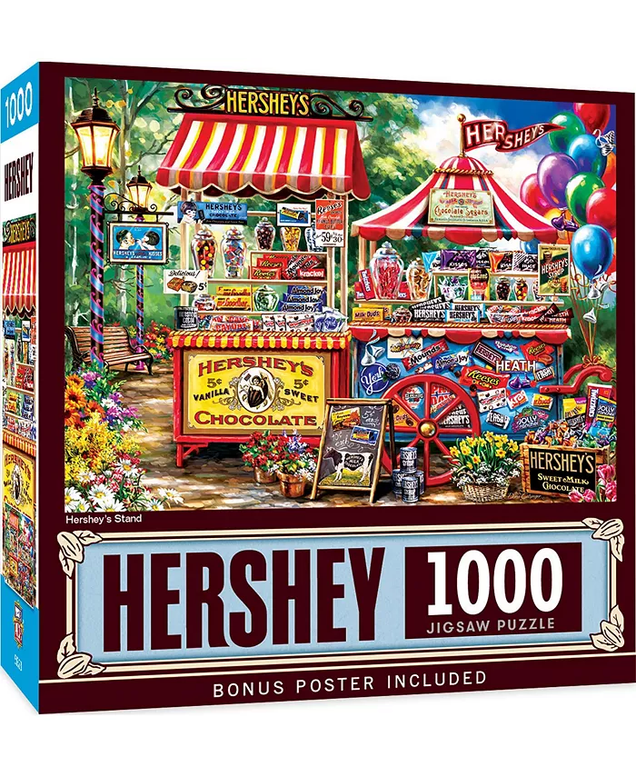 MasterPieces Puzzles Hershey - Stand 1000 Piece Adult Jigsaw Puzzle by MasterPieces - Mycitystee