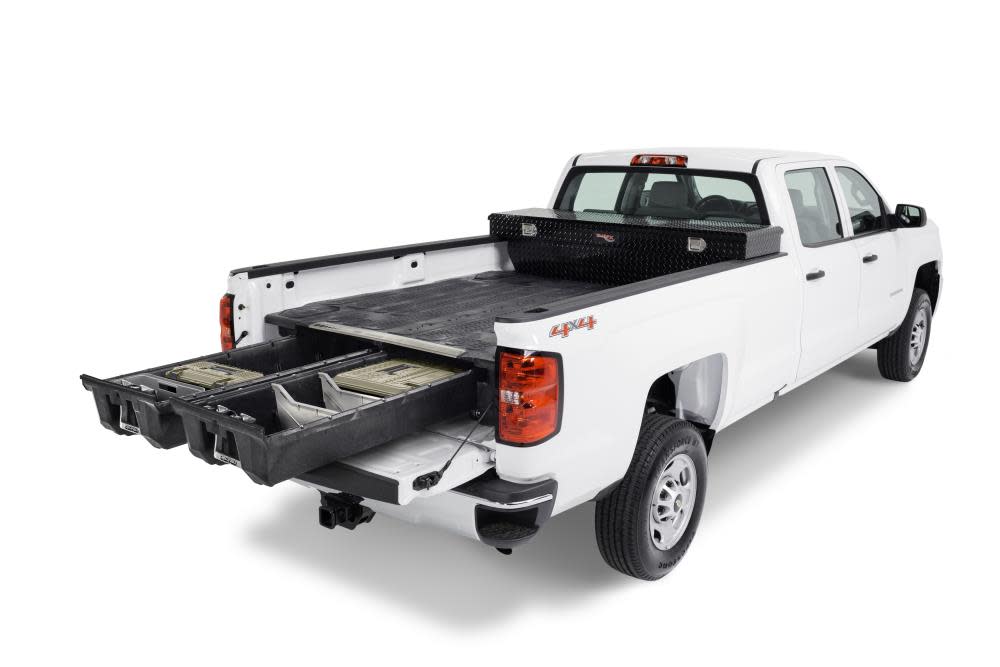 DECKED Storage System for GMC Sierra or Silverado 1500 8and#8242; Bed Length (2020-current)New and#8220;Wideand#8221; Bed Width75.25 System Length - Mycitystee