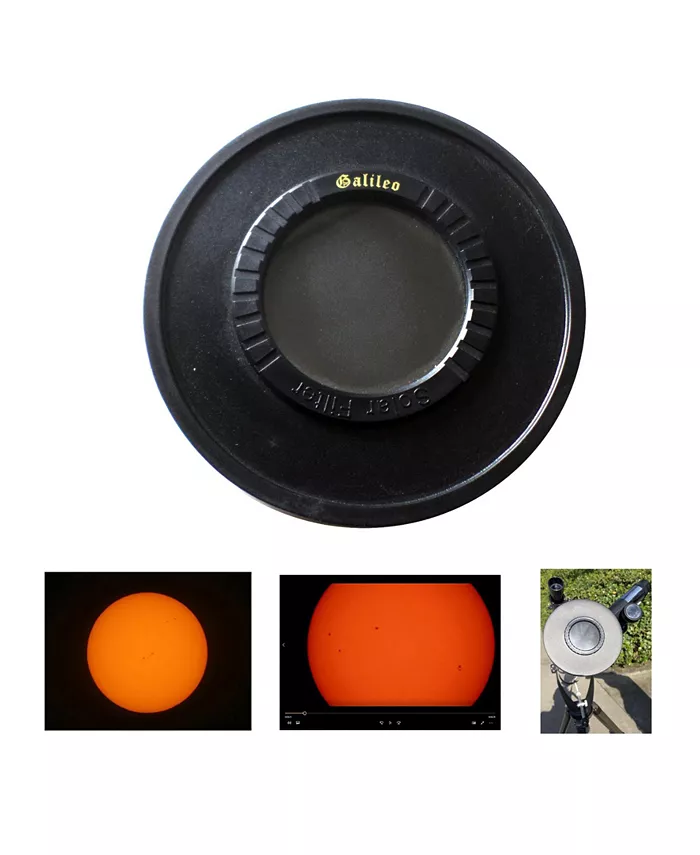 Galileo Solar Filter Cap for 80mm， 90mm and 95mm Reflector Telescopes - Mycitystee