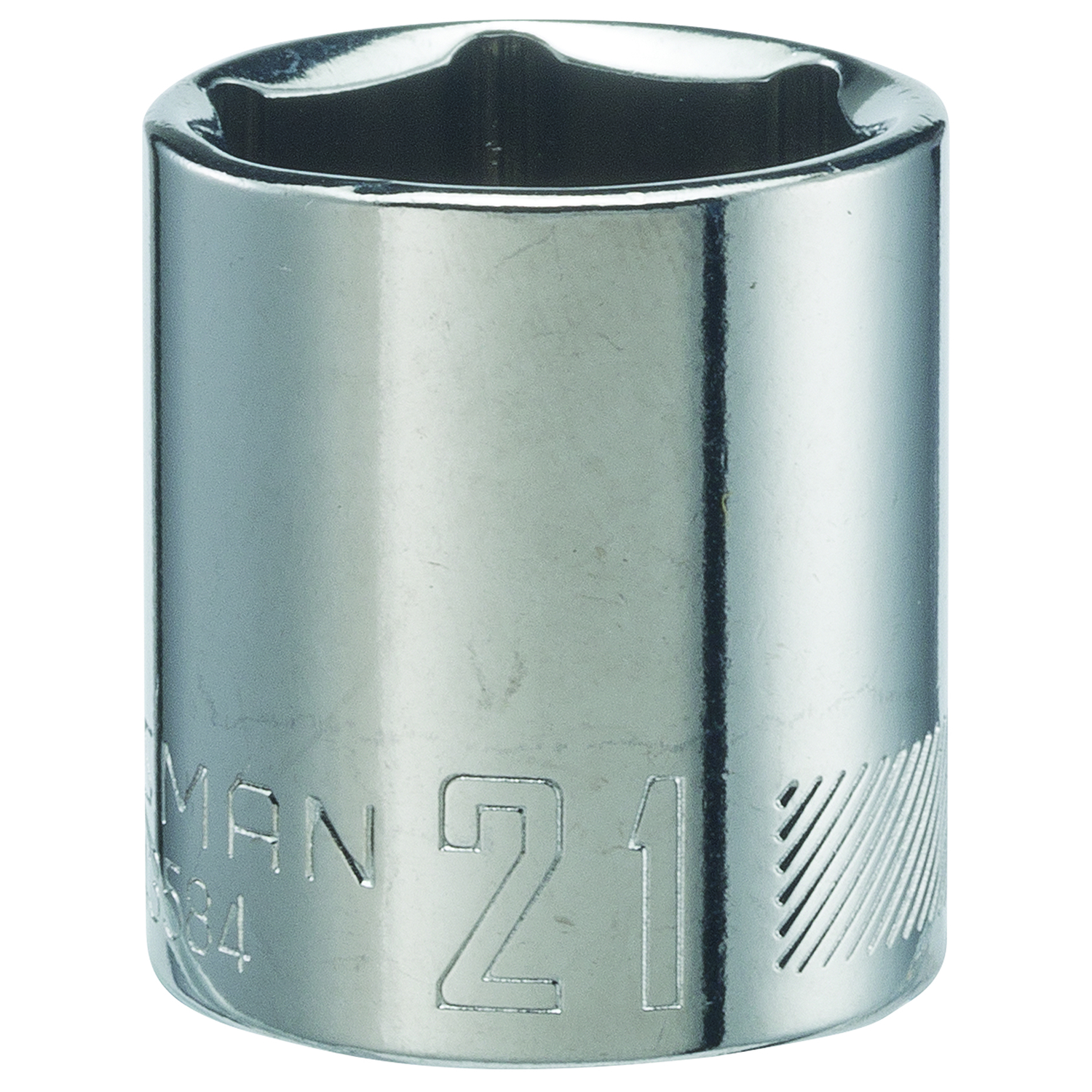 Craftsman 21 mm X 3/8 in. drive Metric 6 Point Standard Socket 1 pc - Mycitystee