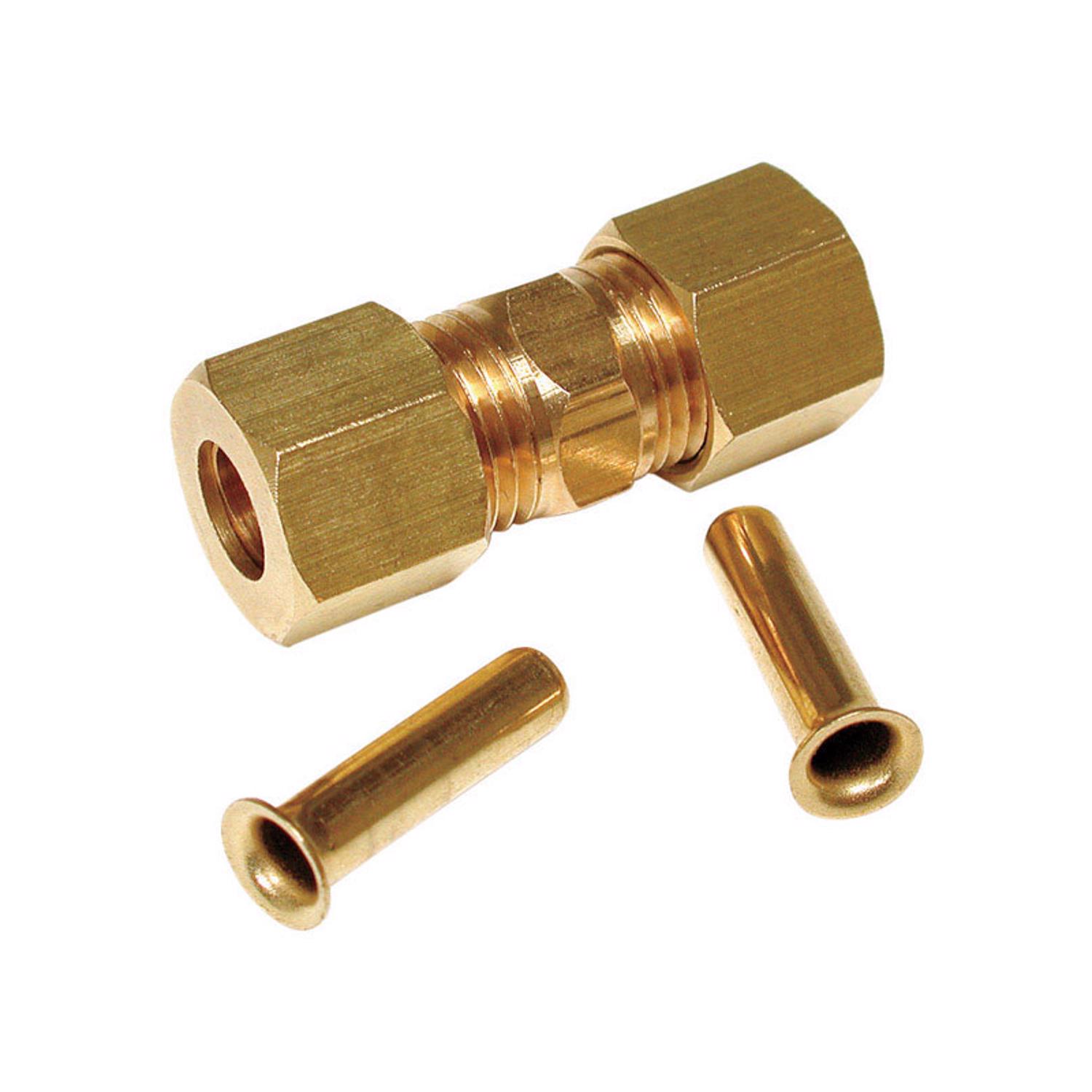 Dial 1/4 in. W Yellow Brass Compression Union - Mycitystee
