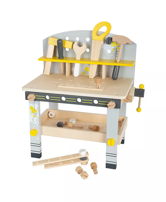 Flat River Group Small Foot Wooden Toys Compact Workbench 
