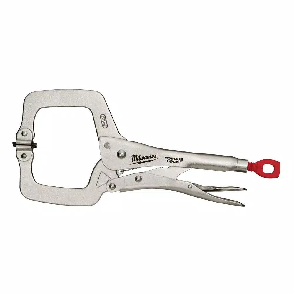 Milwaukee 11 in. Torque Lock Locking C-Clamp with Swivel Jaws and#8211; XDC Depot - Mycitystee