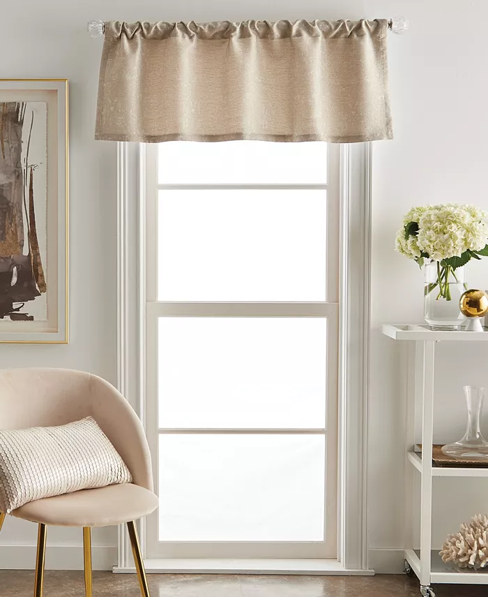 Martha Stewart Collection Fresco Backtab Lined Valances， Created For Macy's - Mycitystee