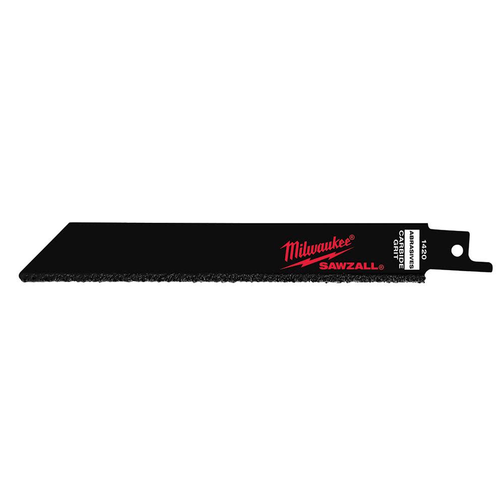 Milwaukee 6 in. Carbide Grit SAWZALL Blade 3PK 48-00-1420 from Milwaukee - Mycitystee