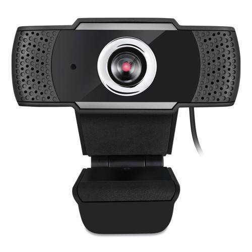 Adesso CyberTrack H4 1080P HD USB Manual Focus Webcam with Microphone， 1920 Pixels x 1080 Pixels， 2.1 Mpixels， Black - Mycitystee