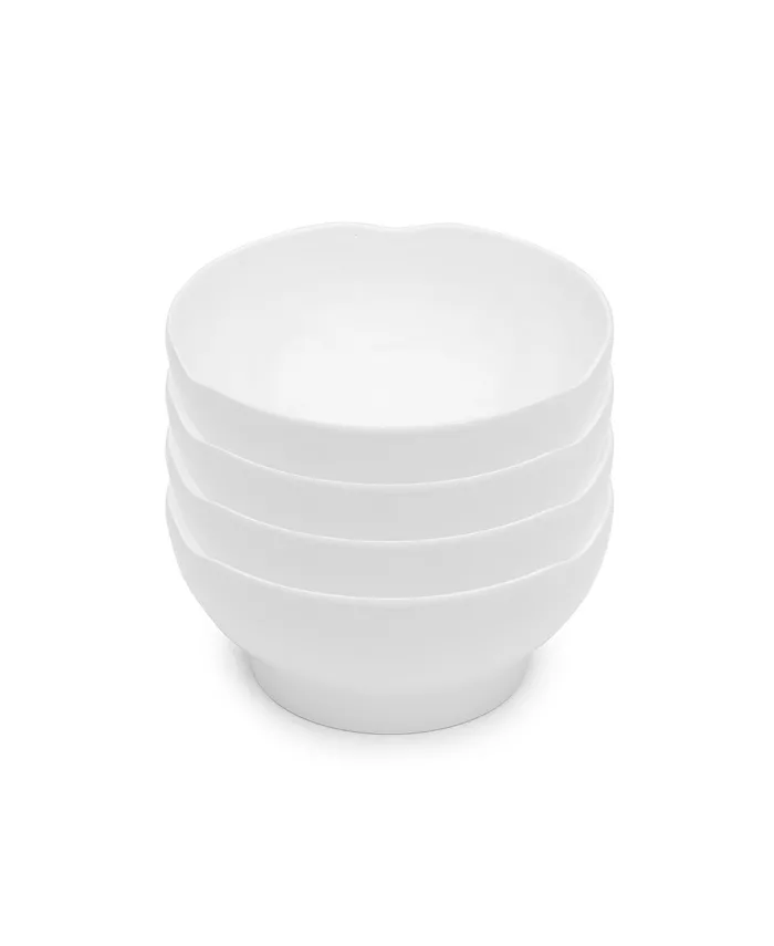 Q Squared Pearl Melamine 4-Pc. Cereal Bowl Set - Mycitystee
