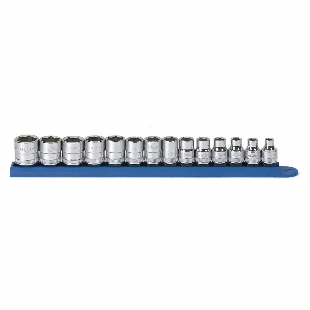 GEARWRENCH 3/8 in. Drive Metric 6-Point Standard Socket Set (14-Piece) and#8211; XDC Depot - Mycitystee