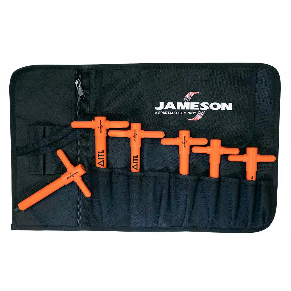 Jameson 1000-Volt Insulated Imperial T-Handle Hex Key Set (6-Piece) and#8211; XDC Depot - Mycitystee