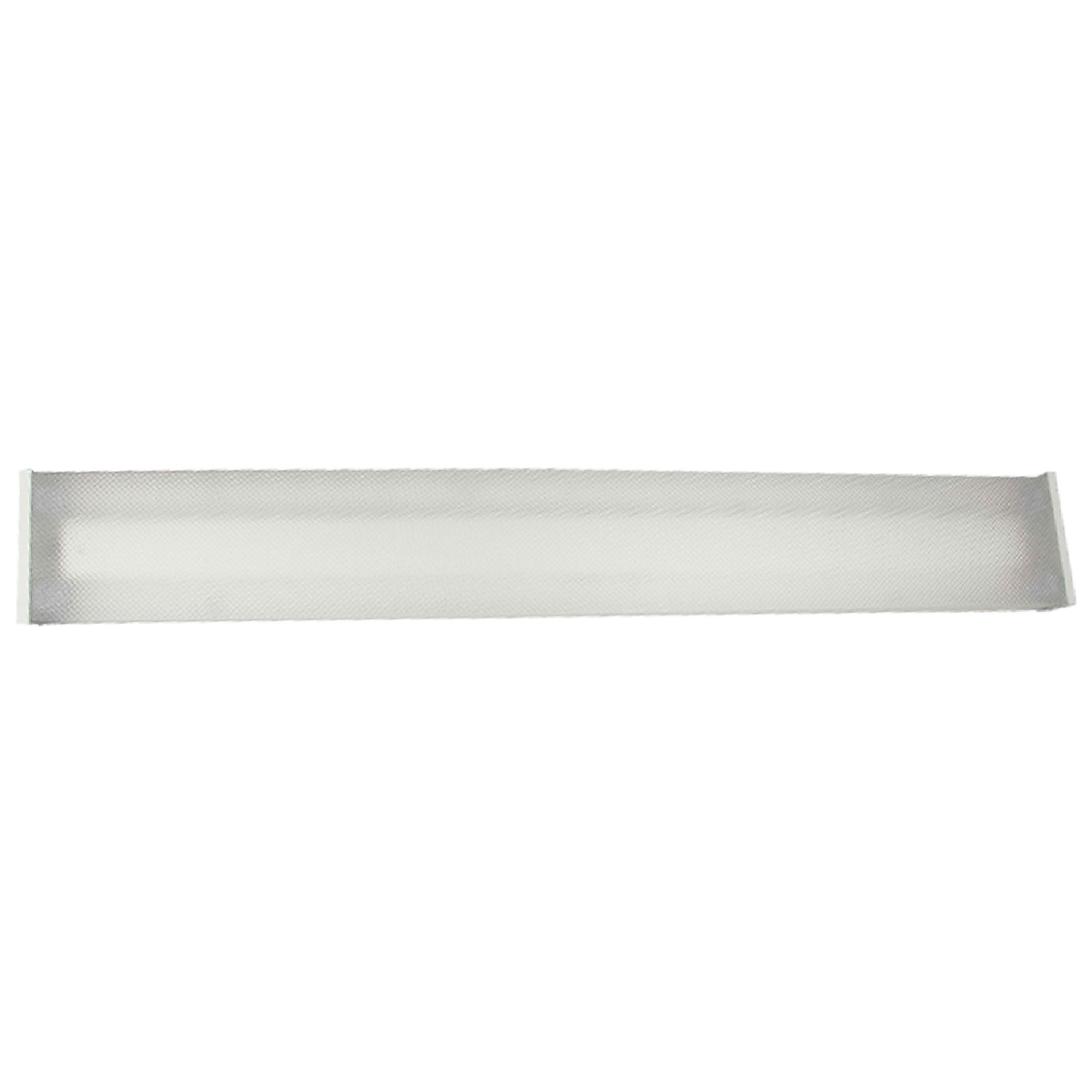 24 Inch LED Array Vanity Light with Clear Diamond Textured Shade - White - Mycitystee