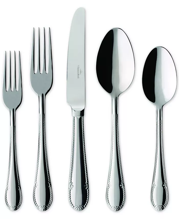 Villeroy Boch Mademoiselle 20-Pc. Flatware Set， Service for 4 - Mycitystee