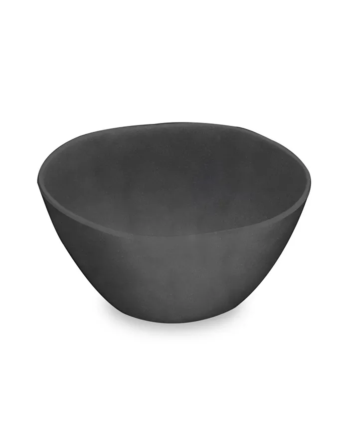 TarHong Nature Black Melamine Bowl， 6