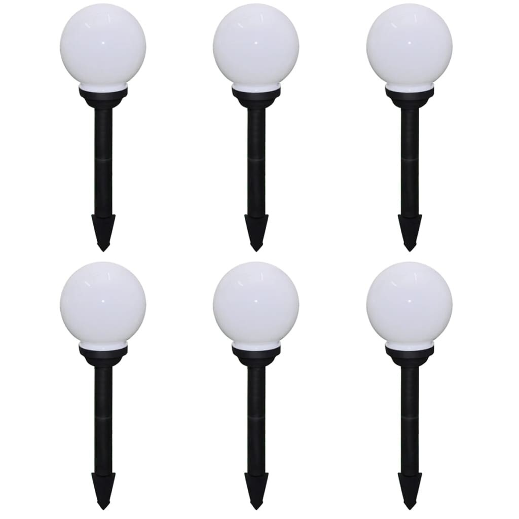 vidaXL Outdoor Pathway Lamps 6 pcs LED 7.9