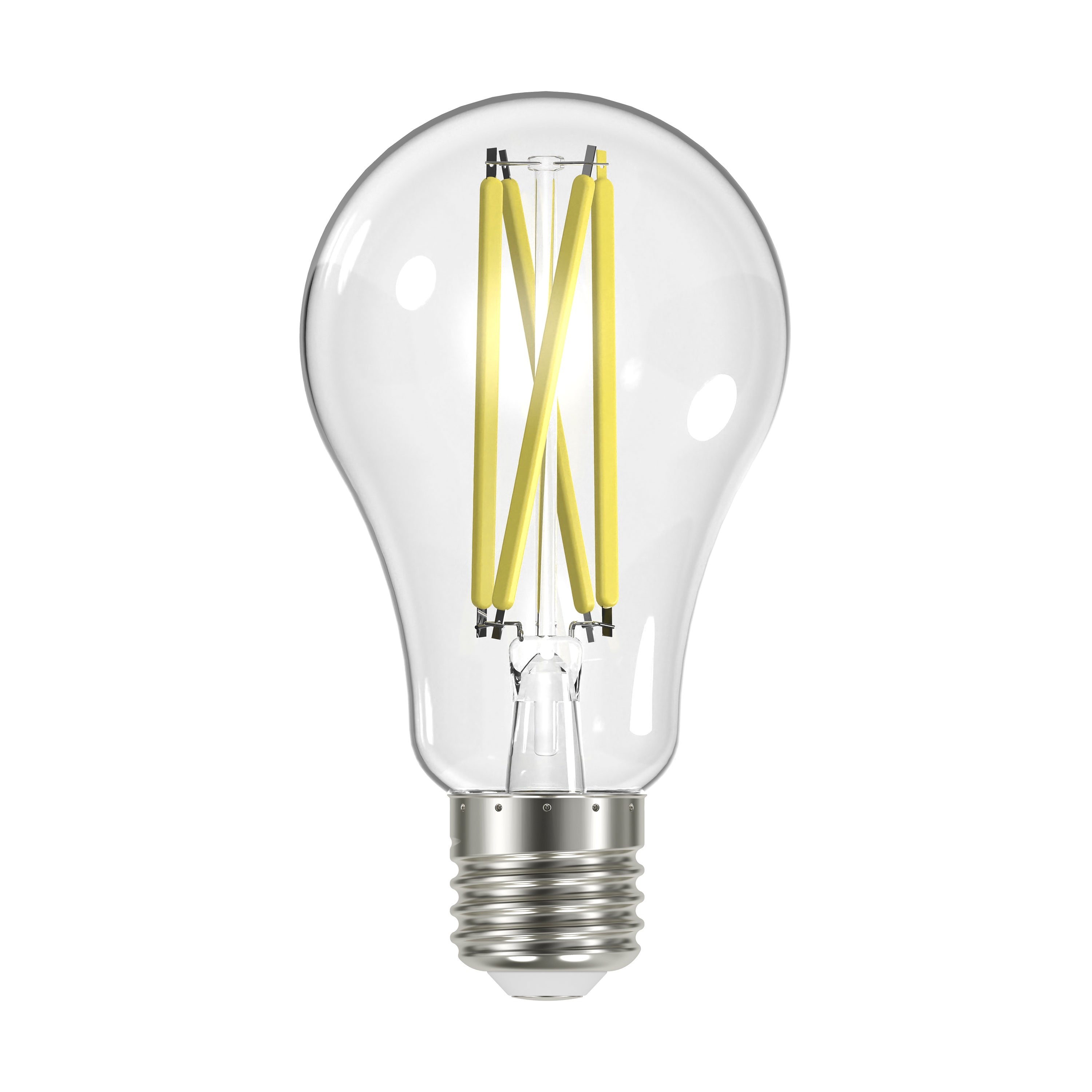 12.5 Watt A19 LED 100 Watt Replacement Clear Medium base 3000K 120 Volt 4-Pack - Mycitystee
