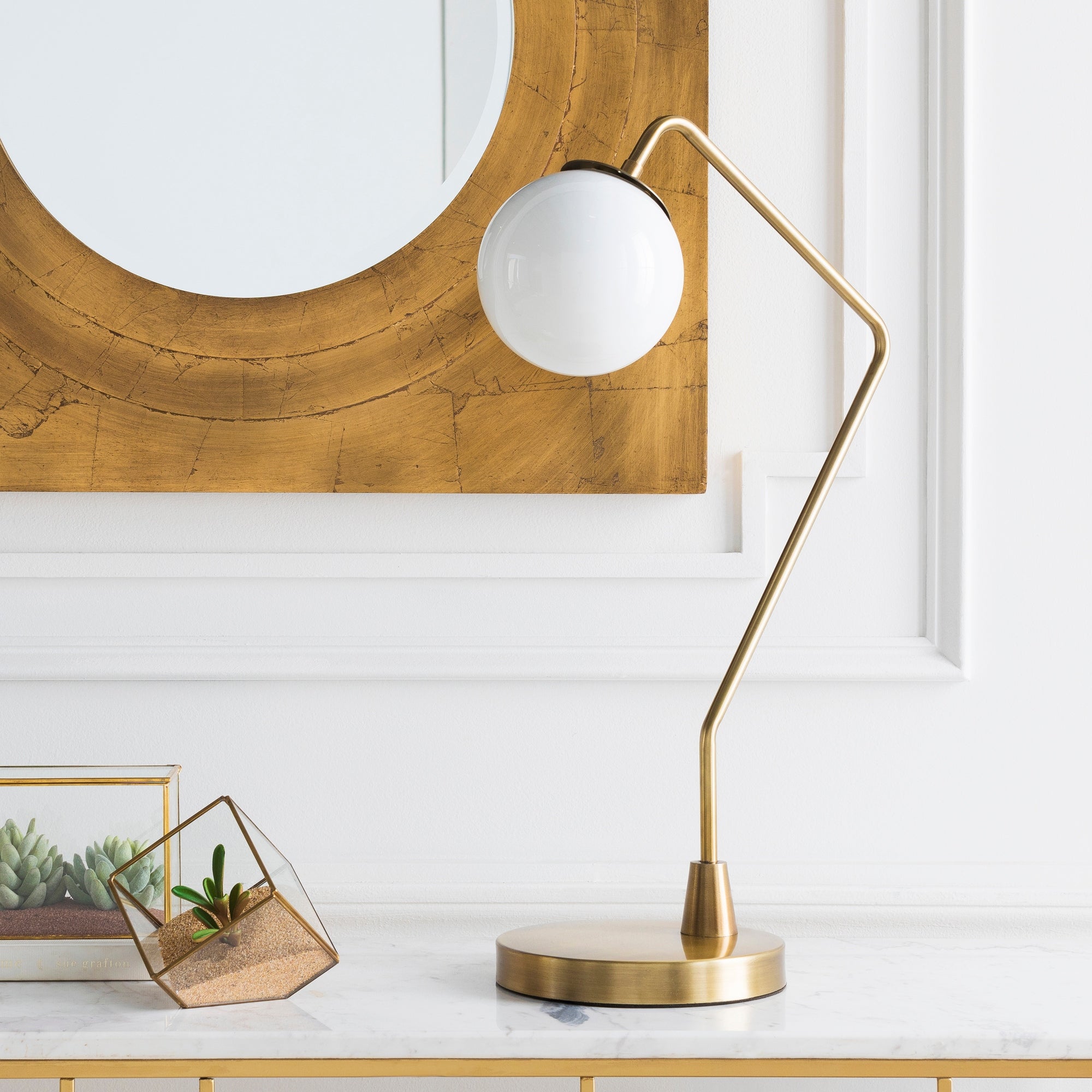 Juviles 24 in. Gold Modern Table Lamp - Mycitystee
