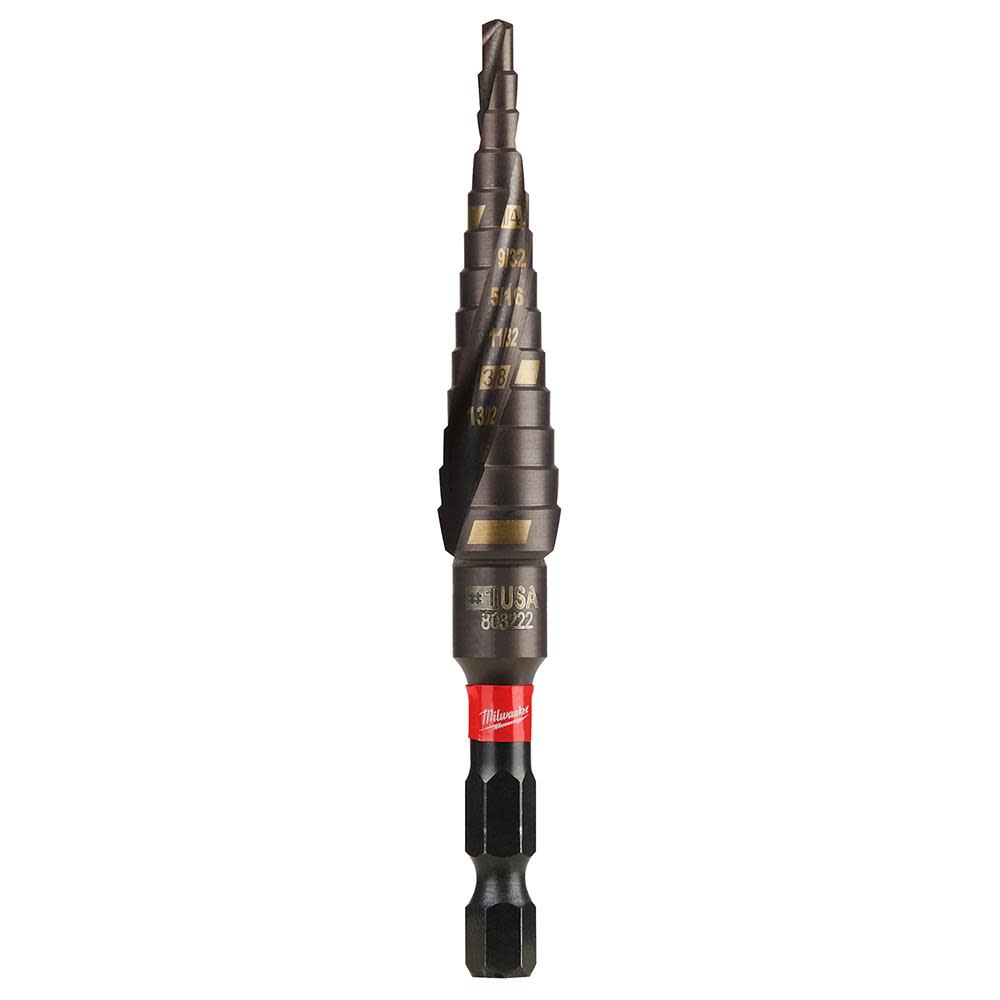 Milwaukee SHOCKWAVE Impact Duty Step Bit #1 1/8 - 1/2 in. 48-89-9241 from Milwaukee - Mycitystee