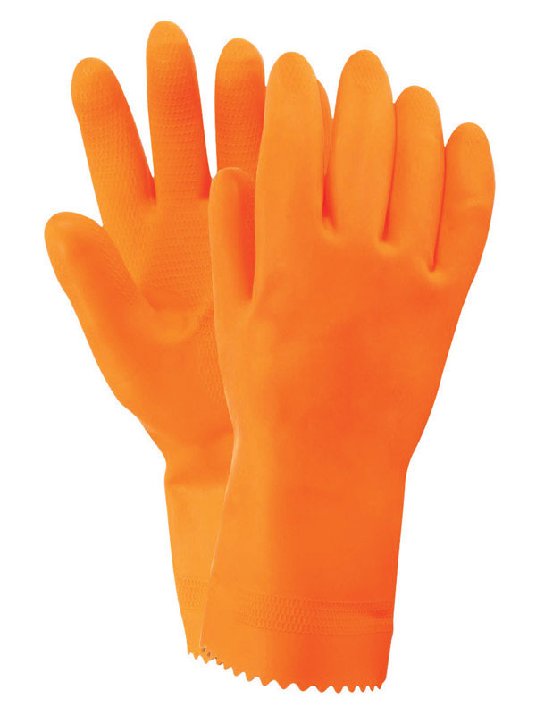 Firm Grip Unisex Indoor/Outdoor Stripping Gloves Orange L 1 pair - Mycitystee