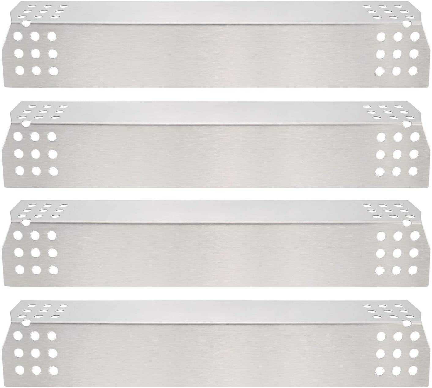 Grill Heat Plates for Duro 780-0390 Grill, BBQ PRO 122.20148511, 122.20148510, 720-0894, 4 Pcs Kit 14 9/16 x 3 3/8'' - Mycitystee