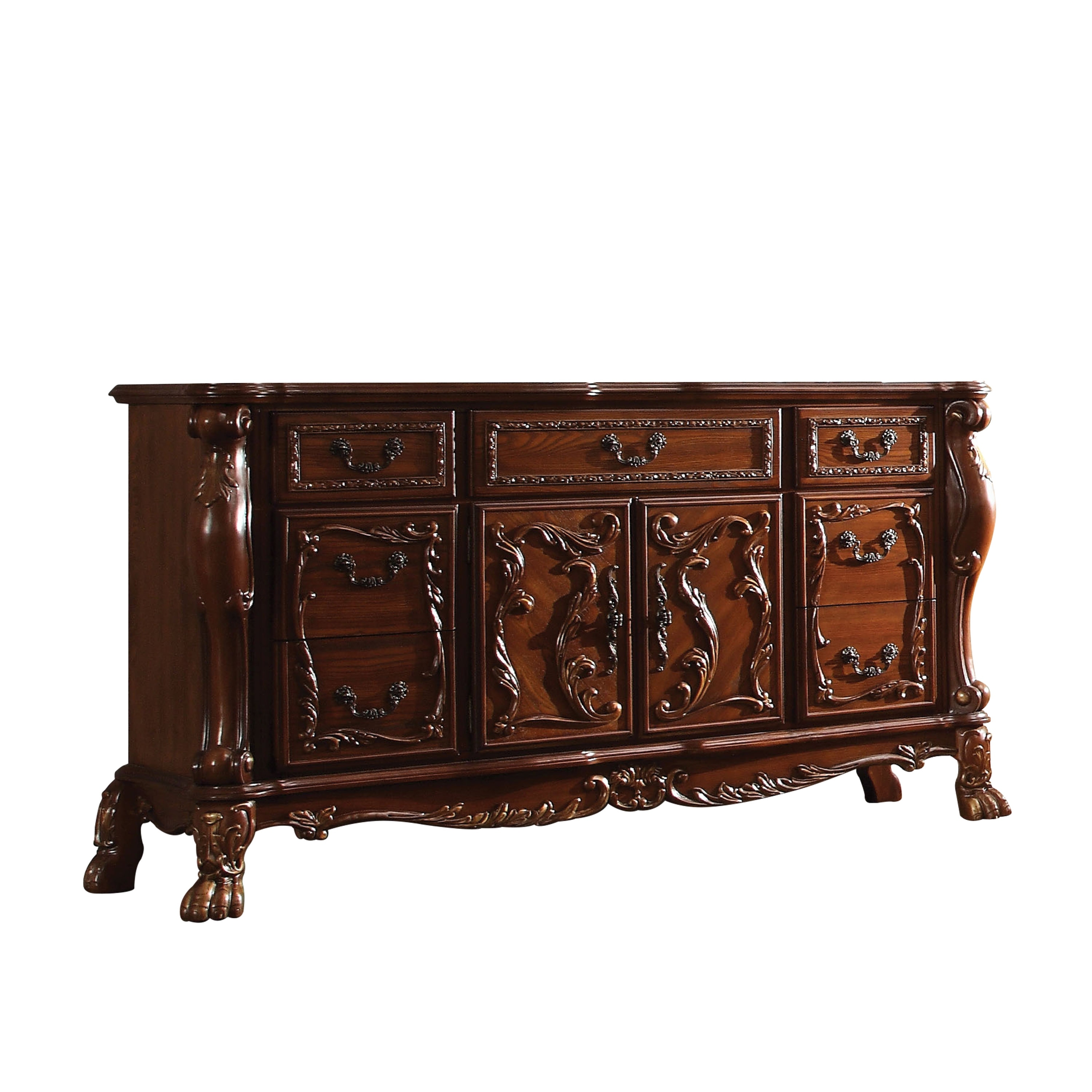 ACME Dresden Dresser/Server， Cherry Oak - - 21655069 - Mycitystee