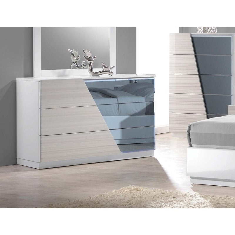 Best Master Furniture Zebra Grey 3 Drawer Dresser - - 30407838 - Mycitystee
