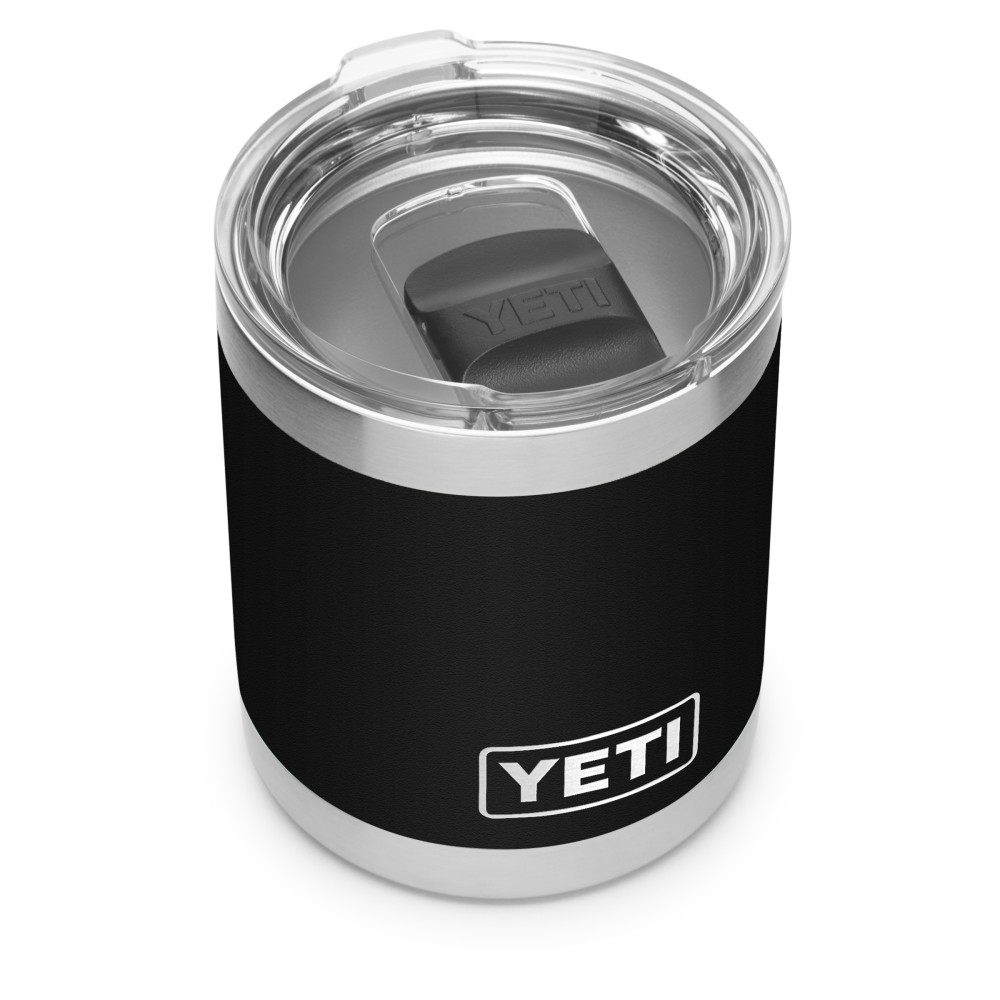 Yeti Rambler Lowball with MagSlider Lid 10oz， Black - Mycitystee