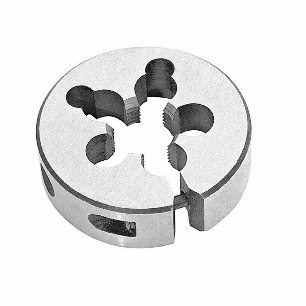 Drill America m12 x 1  x 1 in. O.D. High Speed Steel Round Threading Adjustable Die and#8211; XDC Depot - Mycitystee