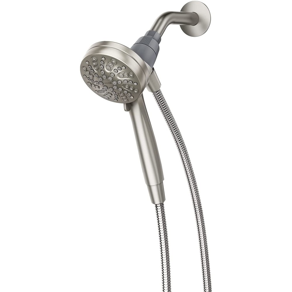 Moen Engage Spot Resist Nickel Eco Performance Handheld Shower - Mycitystee