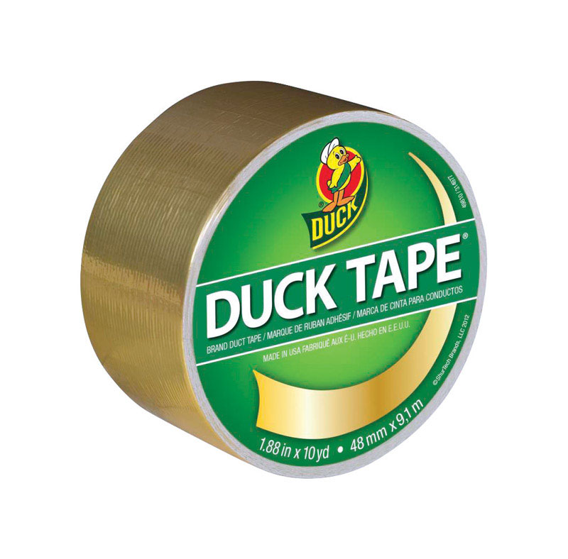 Duck 1.88 in. W X 10 yd L Gold Solid Duct Tape - Mycitystee
