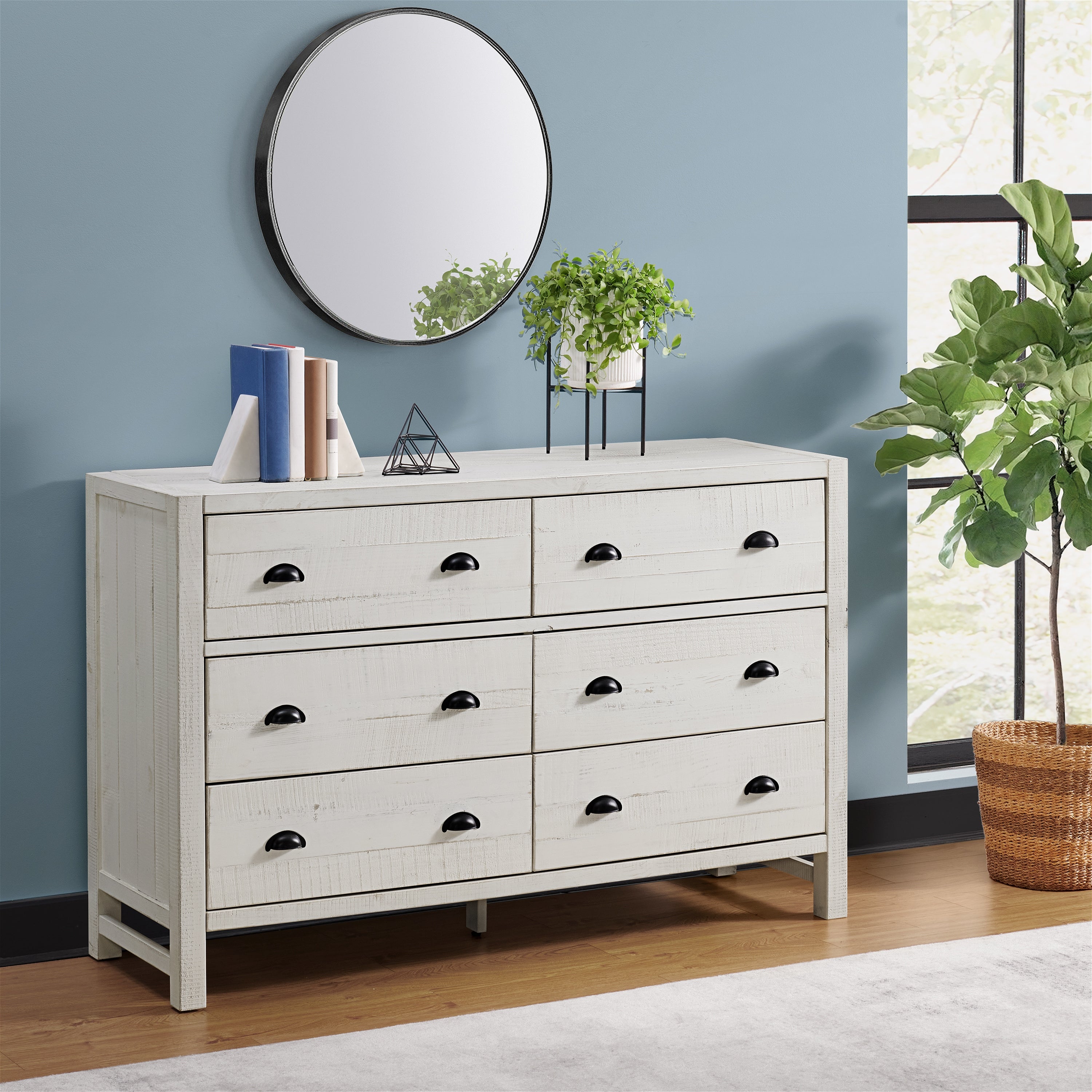Windsor 6-Drawer Double Dresser - - 35999118 - Mycitystee