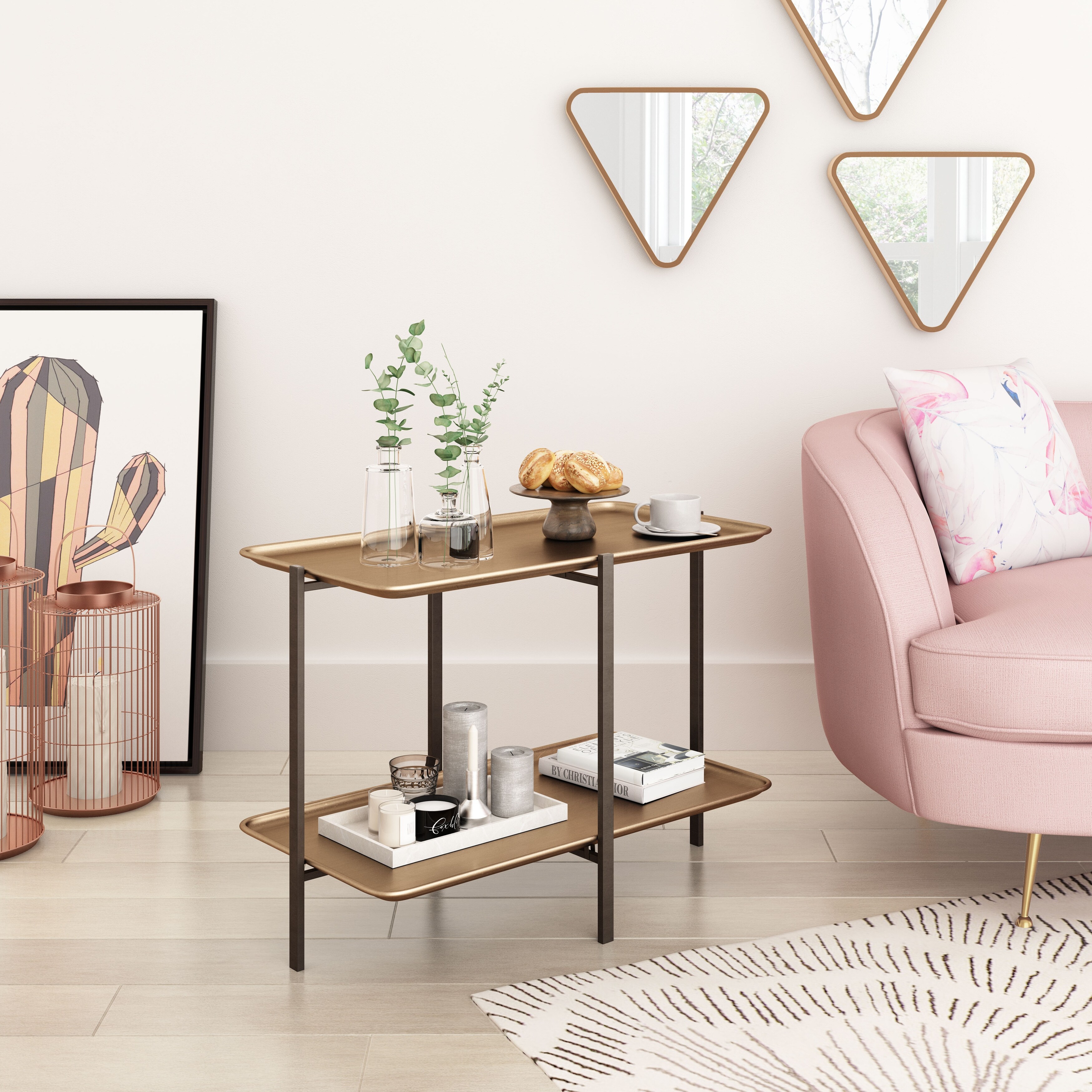 Caraway Bay Coffee Table Gold - Mycitystee