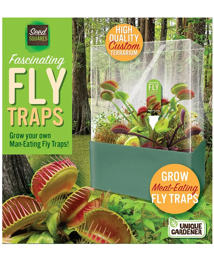 Areyougame Unique Gardener Seed Squares - Fascinating Fly Traps - Mycitystee