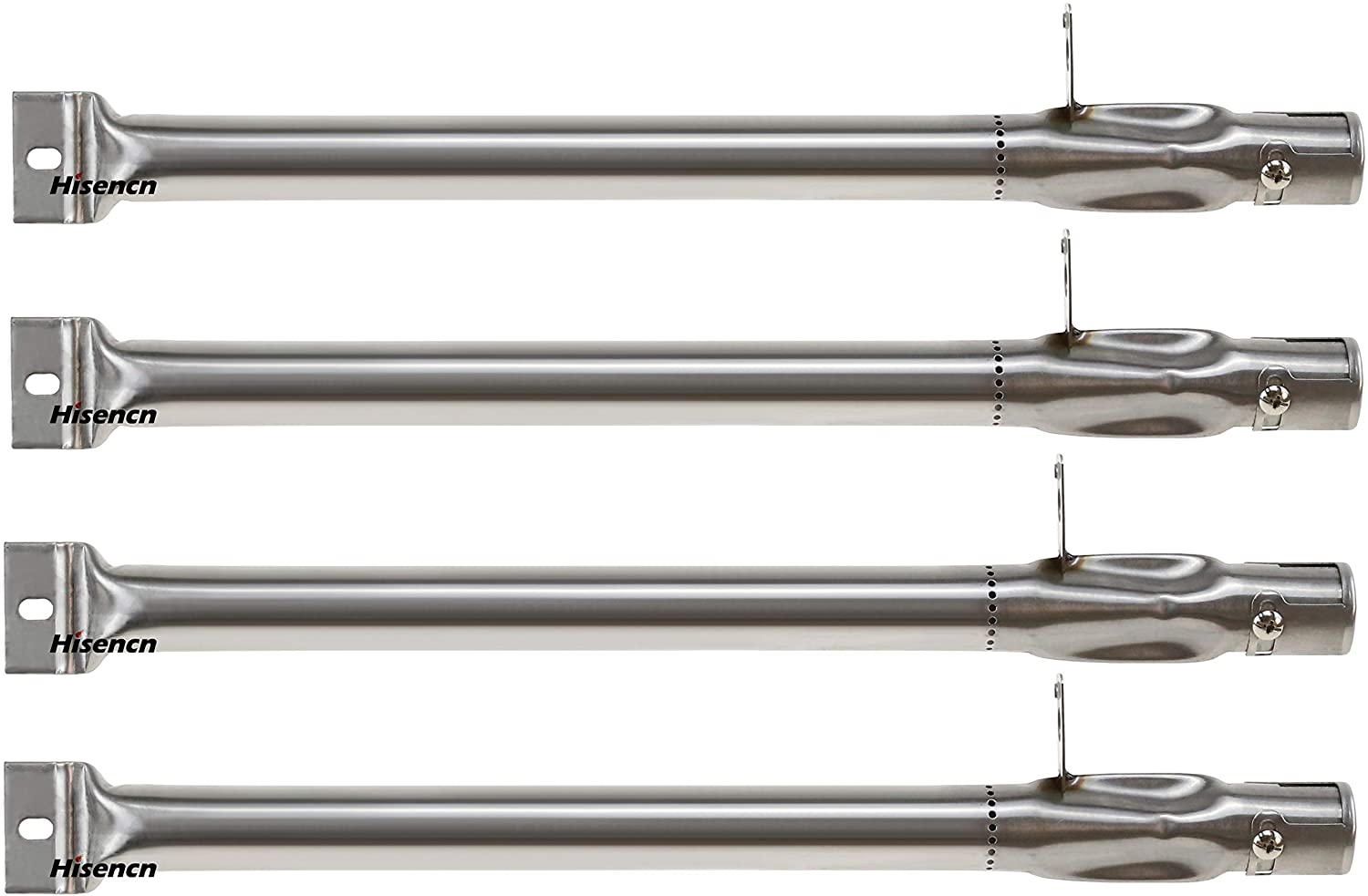 Burner Tubes Kit for Coleman 9998 Grill, 4 Pcs Kit 15 3/8 x 1 Grill Replacement Parts - Mycitystee