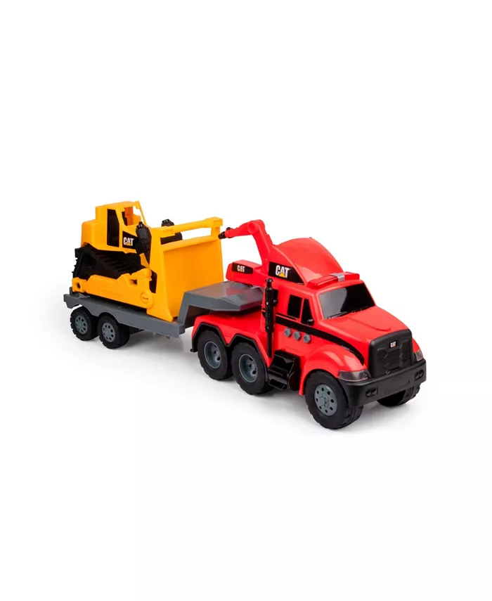 Funrise Cat Heavy Movers Fire Truck with Bulldozer - Mycitystee