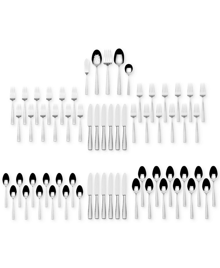 Mikasa 65-Pc. Oliver Flatware Set， Service for 12 - Mycitystee