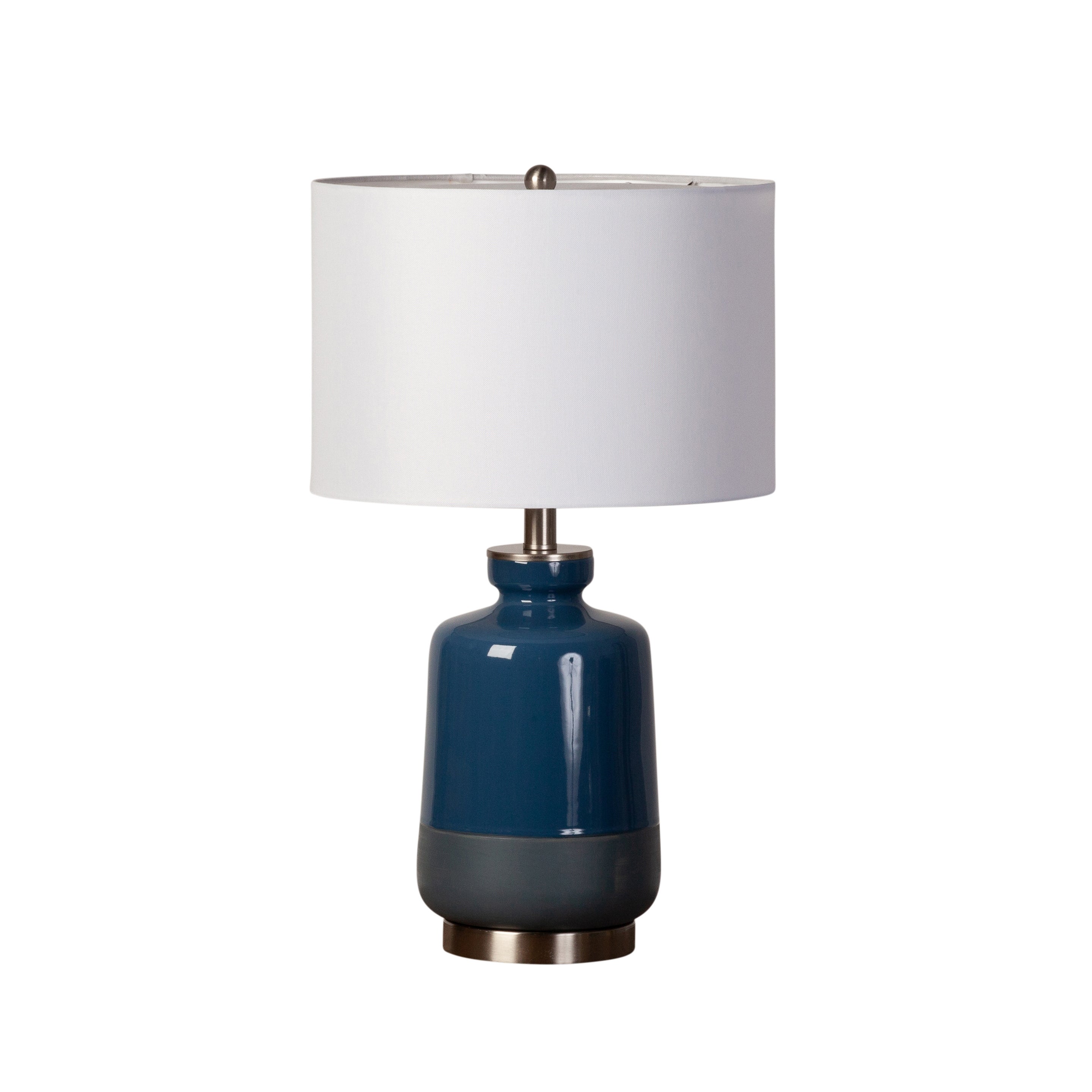 Two Toned Teal Ceramic Table Lamp - Set of Two - Standard - Mycitystee