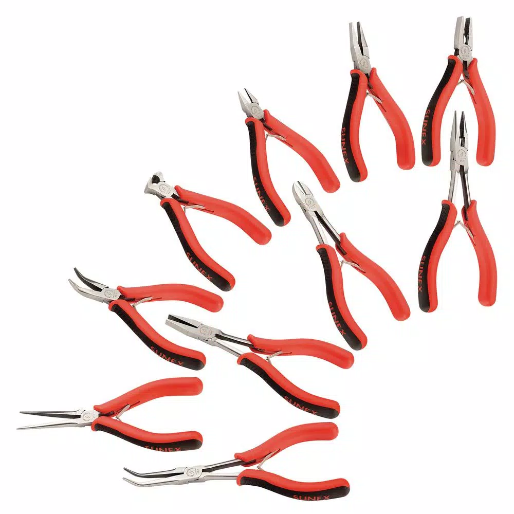 SUNEX TOOLS Precision Pliers Set (10-Piece) and#8211; XDC Depot - Mycitystee