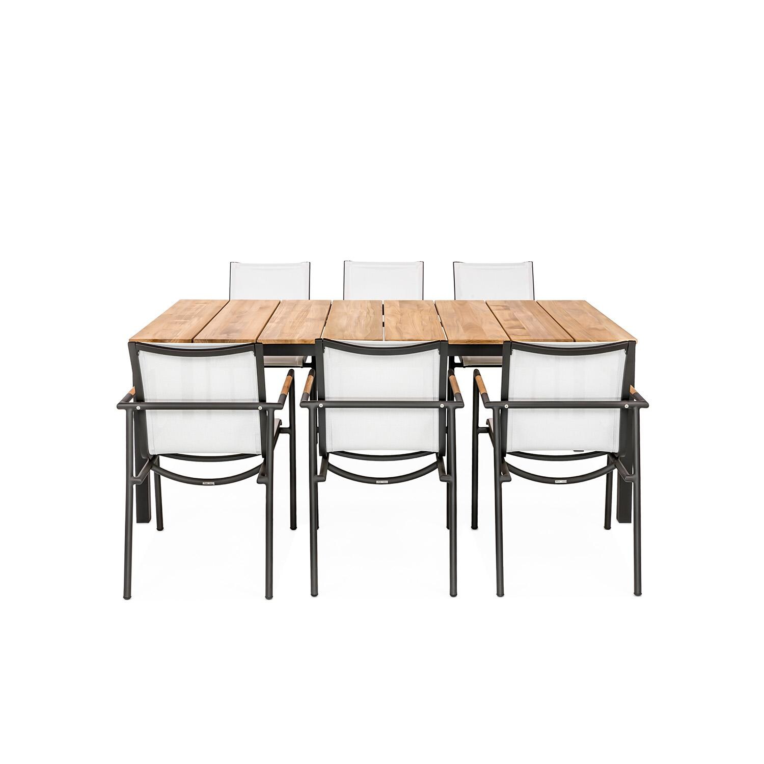 Signature Audubon/Avery Island 78-Inch 7-Piece Dining Set - Mycitystee