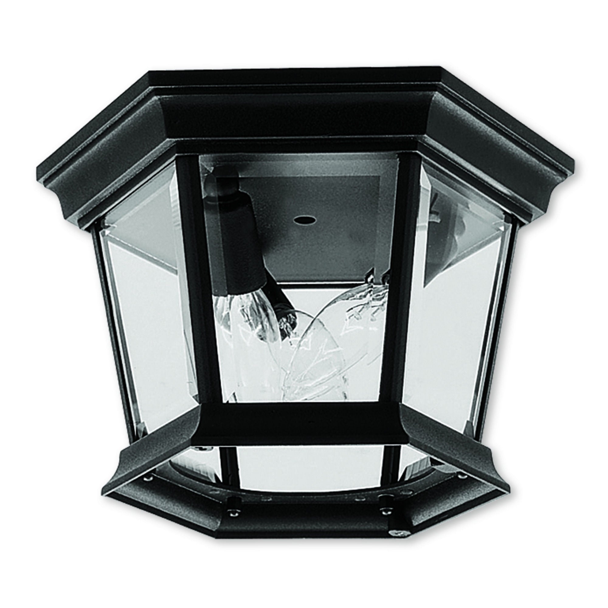 Livex Lighting Hamilton Black 3-light Outdoor Ceiling Mount - Mycitystee