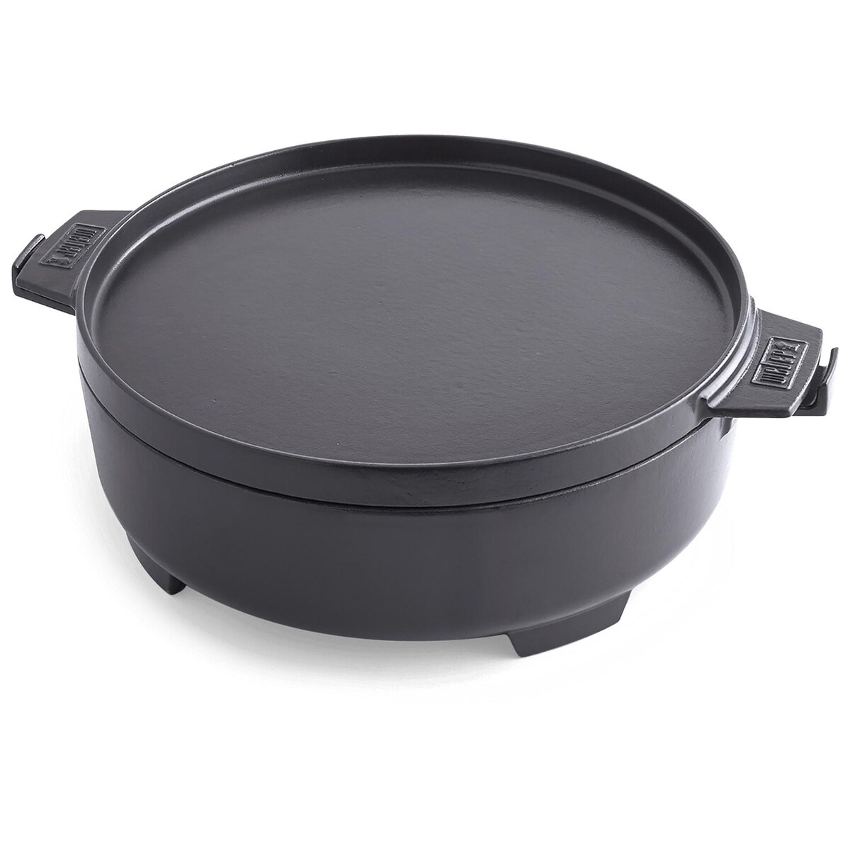 Weber 8859 Dutch Oven Duo 7.25-Quart Cast Iron Dutch Oven - Mycitystee