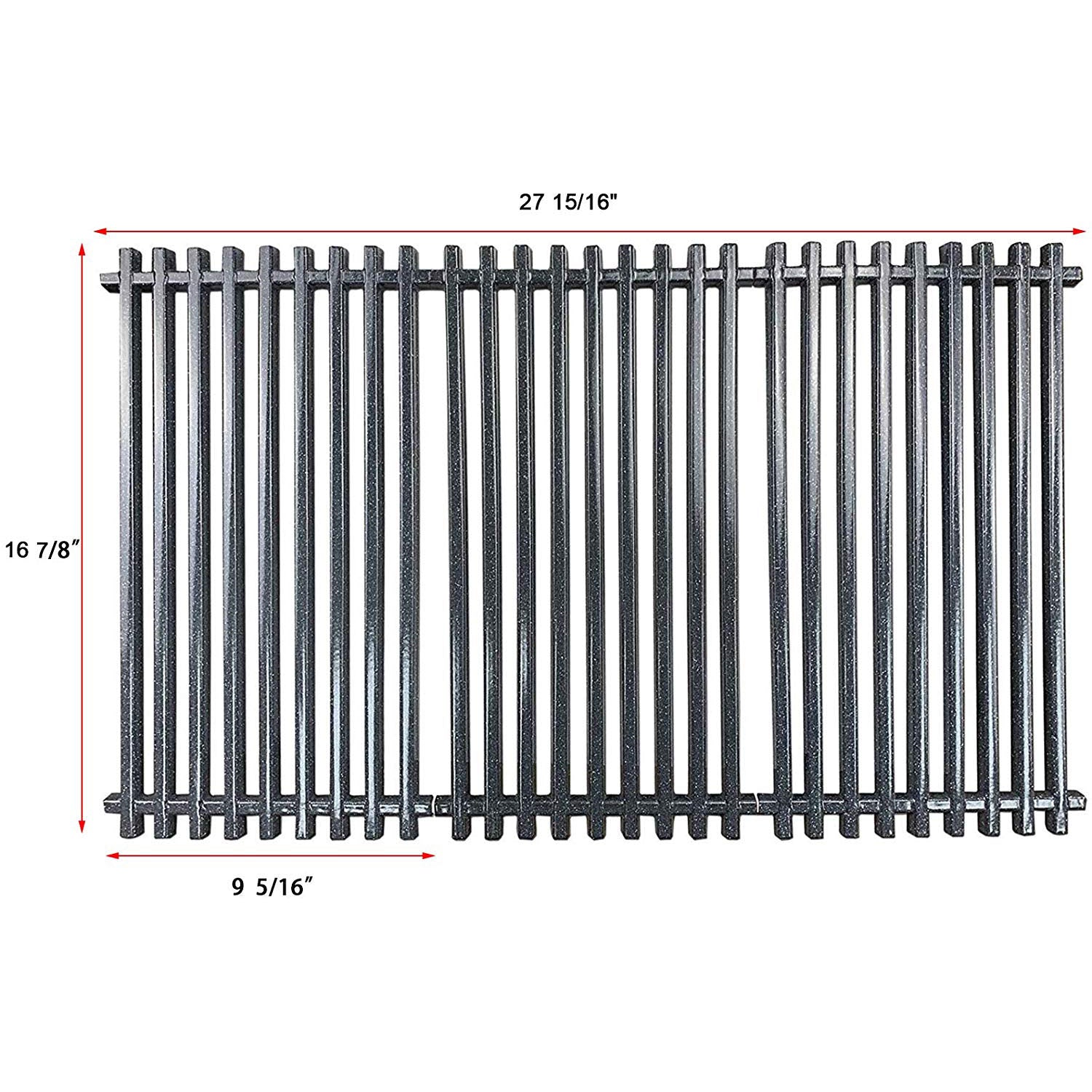 Cooking Grates 3 Pcs Kit for Master Chef G43205 85-3100-2 85-3101-0 T480, 16-7/8 X 27 15/16, Grill Replacement Parts - Mycitystee