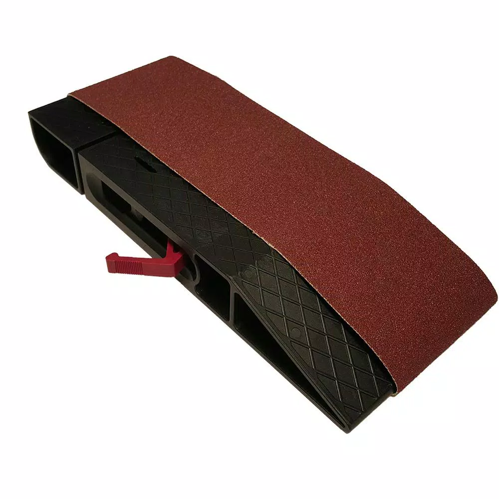 Milescraft 3 in. x 21 in. SandDevil3.0 Hand Sander with 80-Grit Sandpaper Belt and#8211; XDC Depot - Mycitystee