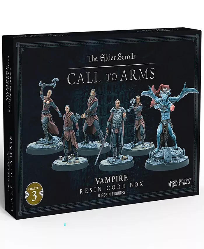 Modiphius the Elder Scrolls Call to Arms Vampire Core 6 Piece Unpainted Resin Figures Set - Mycitystee