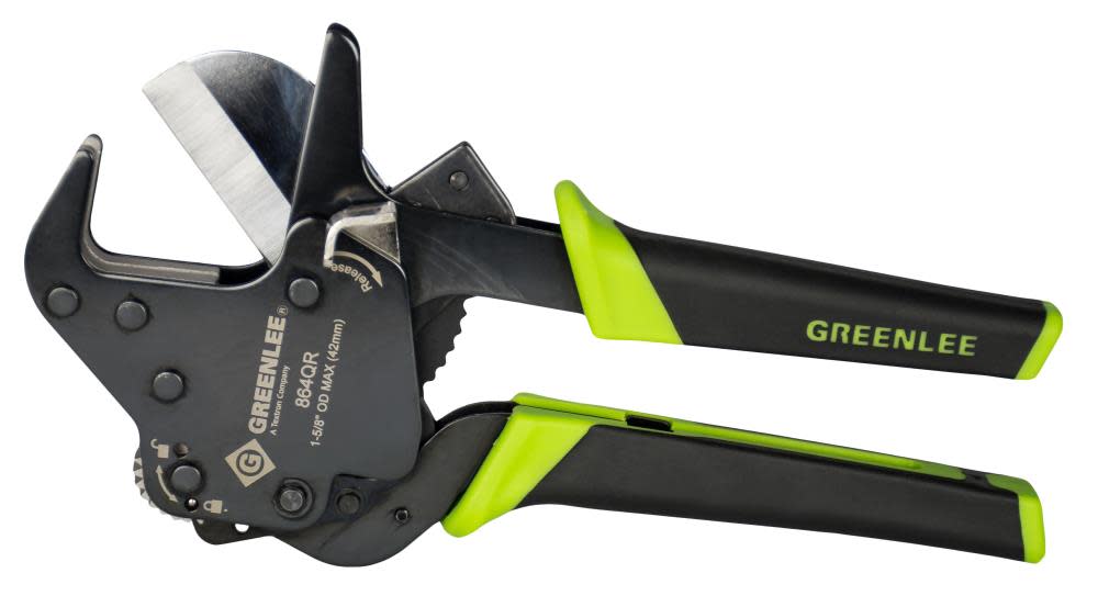 1-1/4 Conduit Quick Release Ratcheting PVC Cutter - Mycitystee